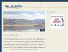 Tablet Screenshot of lakeisabella.net